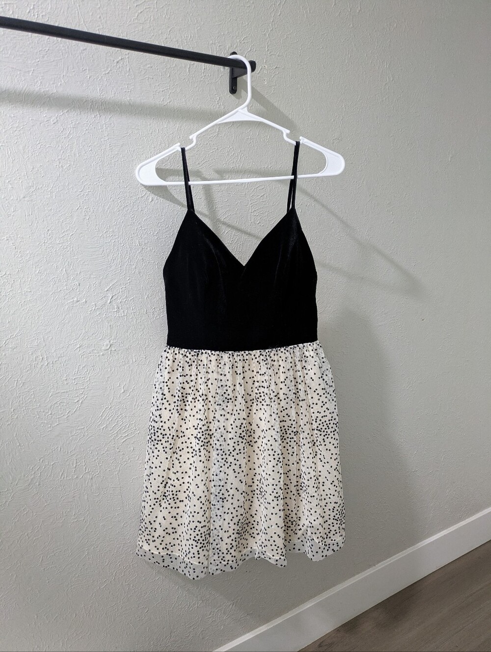 Velvet Polka-Dot Party Social Dress Tulle Teeze Me